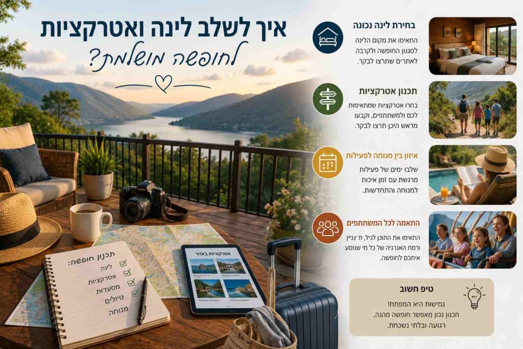 לינה ואטרקציות